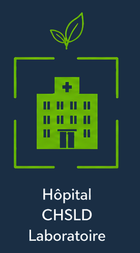 Hôpital, CHSLD, laboratoire